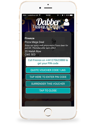 Dabber app screenshot